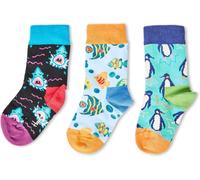Happy Socks Happy Sea 3Pk Gift Vert clair 4-6 ans Unisex