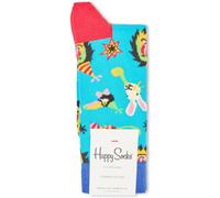 Happy Socks Happy Wild Party Sk 99 Bleu clair Femmes 4-8 Unisex