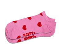 Happy Socks Hearts Chaussettes basses, Rose, 41-46