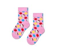 Happy Socks Hello Kitty Chaussettes en coton colorées pour enfants (taille 0-7 ans), Kids Hello Kitty Big Dot, 2-3 ans