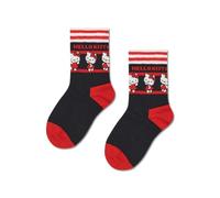 Happy Socks Hello Kitty Chaussettes en coton colorées pour enfants (taille 0-7 ans), Kids Hello Kitty Friends, 4-6 ans