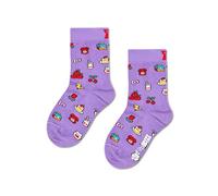 Happy Socks Hello Kitty Chaussettes en coton colorées pour enfants (taille 0-7 ans), Kids Hello Kitty Snacks, 4-6 ans