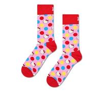 Happy Socks Hello Kitty Chaussettes en coton multicolores pour femme avec motifs Kitty, Hello Kitty Big Dot, 38-42
