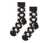 Happy Socks Hello Kitty Chaussettes en coton multicolores pour femme avec motifs Kitty, Hello Kitty Laughing, 41-46