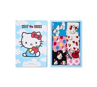 Happy Socks Hello Kitty Chaussettes en coton multicolores pour femme avec motifs Kitty, Hello Kitty Lot de 6, 41-46