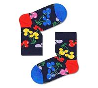 Happy Socks Kids Very Cherry Mickey Sock, colorés et amusants, Chaussettes pour homme et femme, Bleu-Vert-Rouge-Jaune (12-24M)