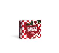 Happy Socks Lot de 2 Chaussettes - Chaussettes avec Motif pour Amateurs du Vin - Coffret Cadeau Rigolo pour Noël et Anniversaire