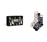 Happy Socks Lot de 3 coffrets cadeaux unisexe Monochrome Magic