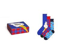 Happy Socks Lot de 3 Paires de Chaussettes Mixte