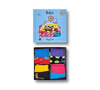 Happy Socks Lot de 4 Chaussettes Beatles Taille 2-3A, Multicolore, 2-3 Ans Mixte Enfant