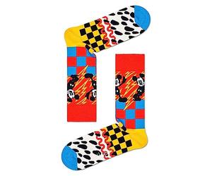 Happy Socks Mickey-time Chaussettes Disney, Rouge/Multi Petit/moyen