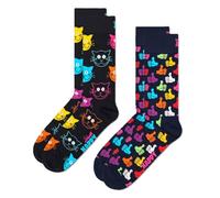 Happy Socks Chaussettes '2-Pack Cat Socks' mélange de couleurs, Taille 36-40