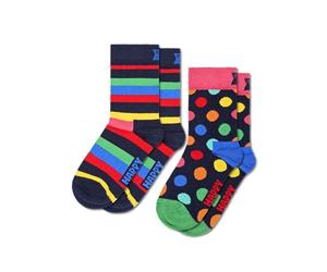 Happy Socks Mixte bébé Stripe Calcetines, Multicolore, 12-24 mois EU