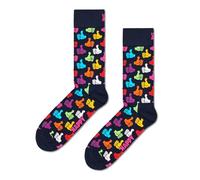 Happy Socks Thumbs Up Sock Chaussettes, 100 deniers, Noir, Small/Medium Unisex