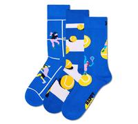 Happy Socks Pack De 3 Chaussettes Unisex - Boîte Cadeau, Couleurs Mélangées