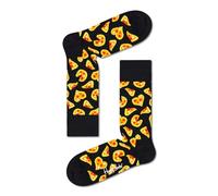 Happy Socks Pizza Love Sock Chaussettes, Black, 41-46 Homme