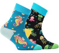 Happy Socks Sea Hours Sock Pop Bleu 12-24M Unisex