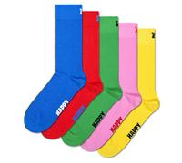 Happy Socks Solids Edition - Chaussettes colorées en coton biologique - Chaussettes de couleur unie pour hommes et femmes