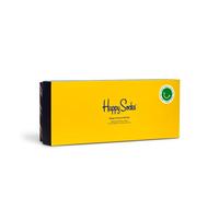 Happy Socks Solids Edition - Chaussettes colorées en coton biologique - Chaussettes de couleur unie pour hommes et femmes