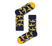 Happy Socks The Beatles Yellow Submarine Chaussettes en coton - 1 paire - Hommes et Femmes - Marine 36-40