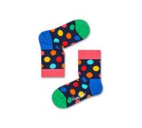 Happy Socks Unisex Baby Big Dot Socks, Blue Multi, 12-24 Months