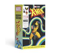Happy Socks x Marvel™ - Lot de 3 paires de chaussettes X-Men - Boîte cadeau - Chaussettes en coton, 41-46