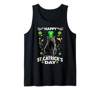 Happy St Catricks Day Cat St Patricks Day Lucky Charm Cats Débardeur