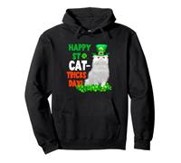 Happy St Catricks Day Cat St Patricks Day Lucky Charm Cats Sweat à Capuche
