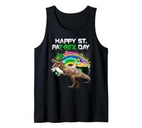 Happy St Pat T-Rex Day Funny Dinosaur St Patricks Day Débardeur