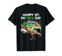 Happy St Pat T-Rex Day Funny Dinosaur St Patricks Day T-Shirt