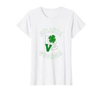 Happy St Patrick, Atlanta, Georgia T-Shirt Graphique avec Valeur
