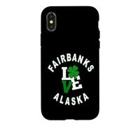Happy St Patrick, Fairbanks, Alaska Coque pour iPhone X/XS