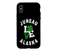 Happy St Patrick, Juneau, Alaska Coque pour iPhone X/XS