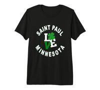 Happy St Patrick, Saint Paul, Minnesota T-Shirt Haut de Gamme