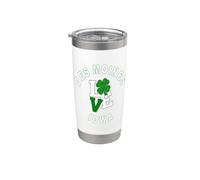 Happy St Patricks Day, des Moines, Iowa Gobelet isotherme en acier inoxydable double paroi