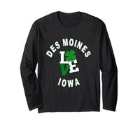 Happy St Patricks Day, des Moines, Iowa Manche Longue