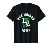 Happy St Patricks Day, des Moines, Iowa T-Shirt Graphique avec Valeur