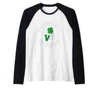Happy St. Patricks Day, Panama City, Floride Manche Raglan