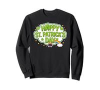Happy St Patrick's Day Pot d'or Arc-en-Ciel Sweatshirt