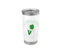 Happy St. Patricks Day, St. Petersbourg, Floride Gobelet isotherme en acier inoxydable double paroi
