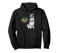 Happy St. Pawtrick's Day Irish Wolfhound Saint Patrick Sweat à Capuche