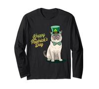 Happy St. Pawtrick's Day - Patte de la Saint-Patrick siamoise Manche Longue