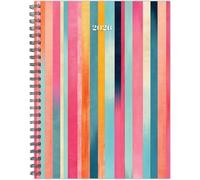Happy Stripe 2026 6.5 X 8.5 Weekly Monthly Softcover Planner