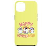 Happy Summerween Fantômes Kawaii Amusants Halloween Été Coque pour iPhone 13