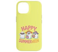 Happy Summerween Fantômes Kawaii Amusants Halloween Été Coque pour iPhone 14
