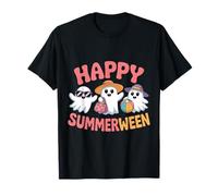 Happy Summerween Fantômes Mignons drôles Halloween été T-Shirt