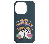 Happy Summerween Funny Ghosts Mashup Halloween Summer Mashup Coque pour iPhone 14 Pro