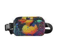 Happy Sweet Pet Sac banane mignon en forme de canard pour homme et femme Sac à bandoulière multifonction avec sangle réglable pour cyclisme, randonnée, gym, Canard Happy Sweet Pet, 1 size