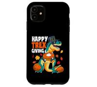 Happy Thanksgiving Dinosaure T Rex Tarte à la Citrouille pour Tout-Petits Coque pour iPhone 11