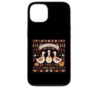 Happy Thanksgiving Oies Automne Harvest Fan Coque pour iPhone 13